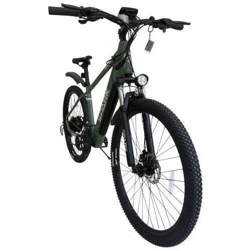 Велосипед з електромотором SPARK E-MTB SHADOW 15" 48V/500W/12,8Ah темно-зелений 239953 фото