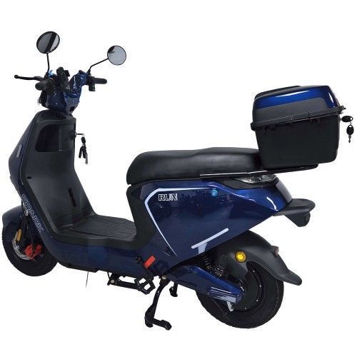 Велосипед з електромотором SPARK RUN 14" 60V/1000W/25Ah синій 000248014 фото
