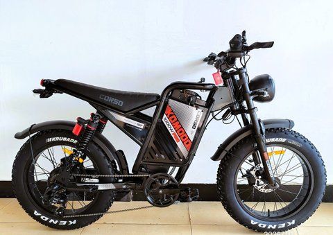 Електрофетбайк 20 ST Corso &laquo;KOMODO PRO&raquo; KD-36099 сталь, двигун 1000W, акумулятор 48V 21Ah літієвий, (к-т SHIMANO) чорно-помаранчевий 122-171 фото