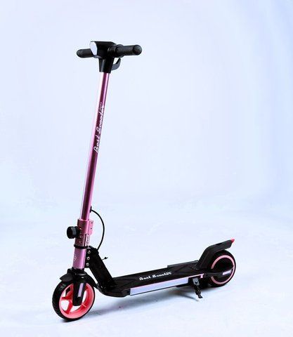 Електросамокат підлітковий Best Scooter JN-53624 двигун 150W, акумулятор літієвий 21.6V 2.5Ah, рожевий, колеса 6,5" 105-022 фото