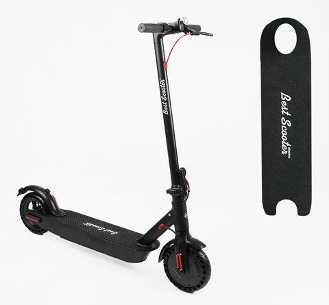 Електросамокат Best Scooter BS-30699 двигун 500W, акумулятор літієвий 36V 13Ah, чорний, колеса 8,5" 105-028 фото
