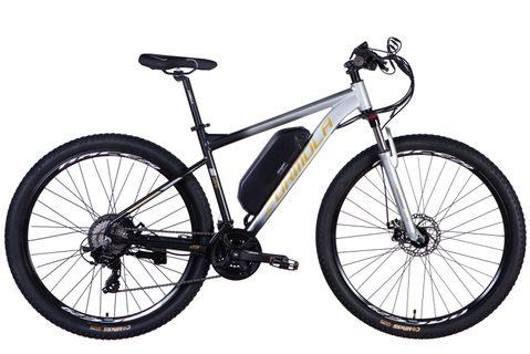 Велосипед з електроприводом 29" AL Formula eF-1 DD CS рама-18,5" 48B 12.5А*г 500Вт сріблясто-чорний 2026 ELB-FR-29-250 фото
