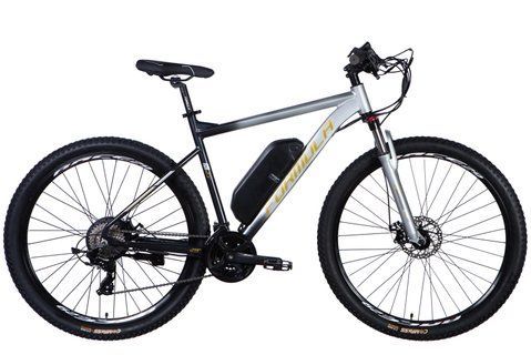 Велосипед з електроприводом 29" AL Formula eF-1 DD CS рама-21" 48B 12.5А*г 500Вт сріблясто-чорний 2026 ELB-FR-29-254 фото