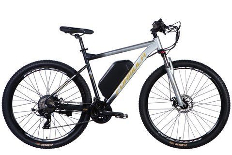 Велосипед з електроприводом 29" AL Formula eF-1 DD CS рама-21" 48B 17.5А*г 500Вт сріблясто-чорний 2026 ELB-FR-29-256 фото
