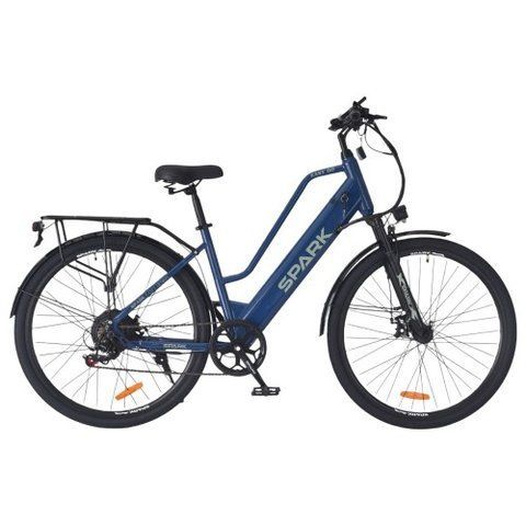 Велосипед з електромотором SPARK E-CITY EASY GO 18" 48V/500W/12,5Ah синій 239963 фото