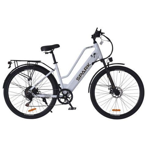 Велосипед з електромотором SPARK E-CITY EASY GO 18" 48V/500W/12,5Ah сірий 239964 фото
