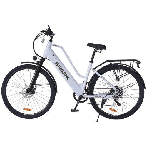 Велосипед з електромотором SPARK E-CITY EASY GO 18" 48V/500W/12,5Ah сірий 239964 фото