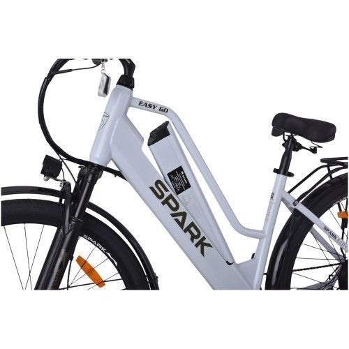 Велосипед з електромотором SPARK E-CITY EASY GO 18" 48V/500W/12,5Ah сірий 239964 фото