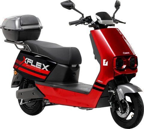 Електроскутер Corso &laquo;FLEX&raquo; FL-977328 двигун 1500W, акумулятор графеновий 72V 35Ah, червоний, колеса 10" + 1 ящик. акум 103-261 фото