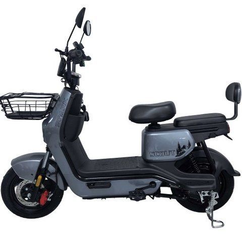 Велосипед з електромотором SPARK SCOUT 14" 60V/1000W/25Ah сірий 248008 фото