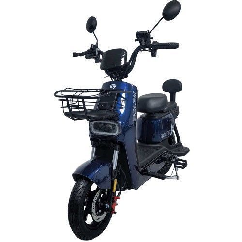 Велосипед з електромотором SPARK SCOUT 14" 60V/1000W/25Ah синій 248010 фото