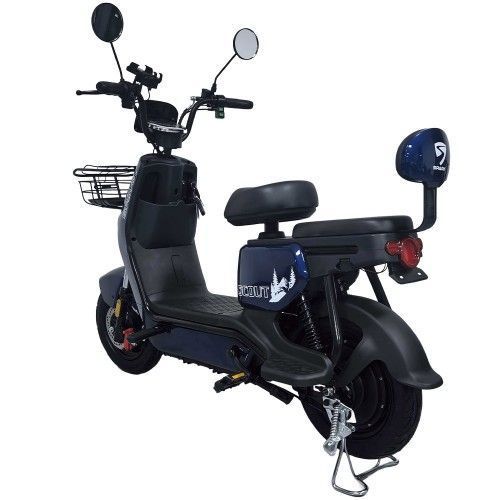 Велосипед з електромотором SPARK SCOUT 14" 60V/1000W/25Ah синій 248010 фото